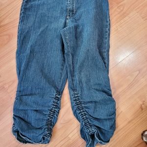 Vintage/Retro Blue Asphalt Capri Jeans Size 3